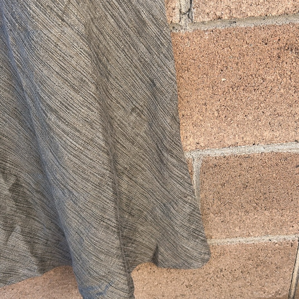 Eileen Fisher grey linen Cotten maxi dress Size small - Picture 5 of 9